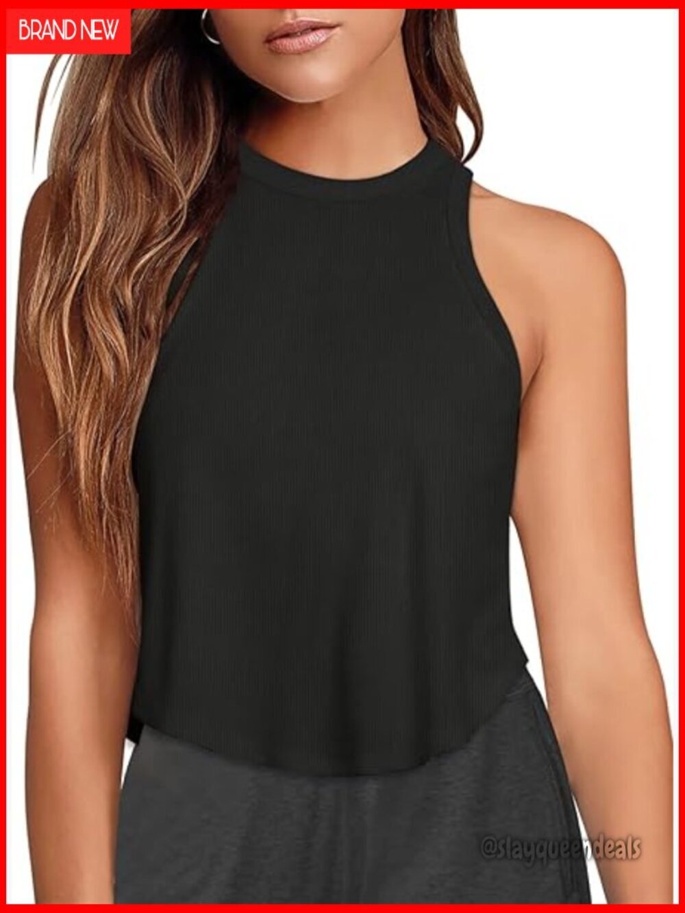 Flowy Athletic Tank Top, Loose Fit, Moisture Wicking, Recycled Material
